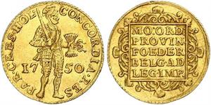 1 Ducat Republik der Sieben Vereinigten Provinzen (1581 - 1795) Gold 