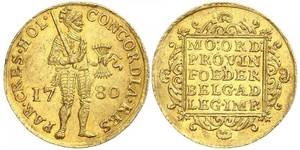 1 Ducat Republik der Sieben Vereinigten Provinzen (1581 - 1795) Gold 