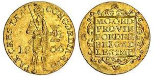 1 Ducat Republik der Sieben Vereinigten Provinzen (1581 - 1795) Gold 