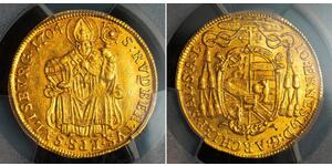 1 Ducat Salzburg (1328 - 1803) Gold Johann Ernst von Thun und Hohenstein