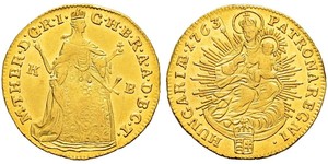 1 Ducat Ungarn Gold Maria Theresa of Austria (1717 - 1780)