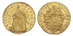 1 Ducat Ungarn Gold Maria Theresa of Austria (1717 - 1780)