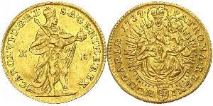 1 Ducat Ungarn (1989 - ) Gold Karl VI, Römisch-deutscher Kaiser (1685-1740)