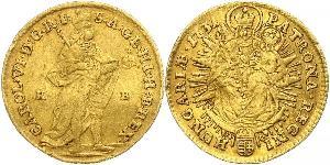 1 Ducat Ungarn (1989 - ) Gold Karl VI, Römisch-deutscher Kaiser (1685-1740)