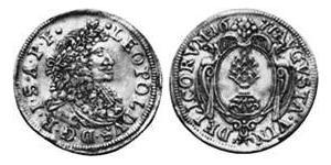 1 Ducat Augsbourg (1276 - 1803) Or Léopold Ier de Habsbourg(1640-1705)