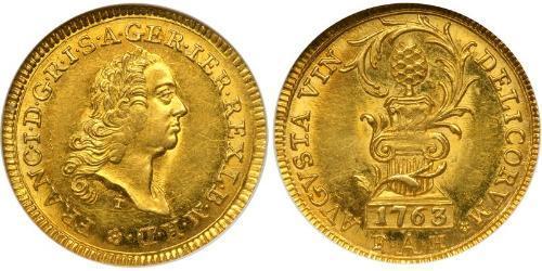 1 Ducat Augsbourg (1276 - 1803) Or François Ier du Saint-Empire(1708-1765)