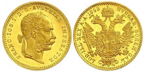 1 Ducat Habsburg Empire (1526-1804) Or Franz Joseph I (1830 - 1916)