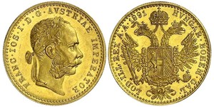1 Ducat Habsburg Empire (1526-1804) Or Franz Joseph I (1830 - 1916)