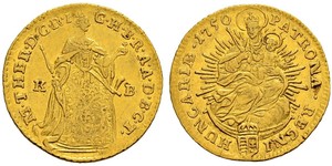 1 Ducat Hongrie Or Maria Theresa of Austria (1717 - 1780)