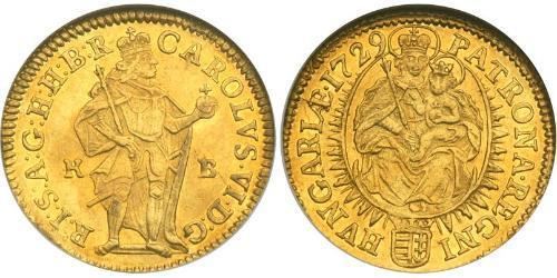 1 Ducat Hongrie (1989 - ) Or Charles VI du Saint-Empire (1685-1740)
