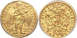 1 Ducat Principality of Transylvania (1571-1711) Or Léopold Ier de Habsbourg(1640-1705)