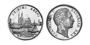 1 Ducat Royaume de Bavière (1806 - 1918) Or Maximilien II de Bavière(1811 - 1864)
