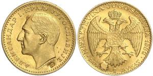 1 Ducat Royaume de Yougoslavie (1918-1943) Or Alexander I of Yugoslavia (1888 - 1934)