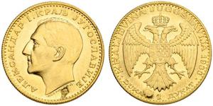 1 Ducat Royaume de Yougoslavie (1918-1943) Or Alexander I of Yugoslavia (1888 - 1934)