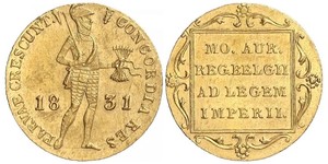 1 Ducat Royaume des Pays-Bas (1815 - ) Or 