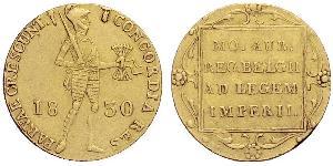 1 Ducat Royaume des Pays-Bas (1815 - ) Or 