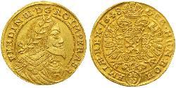 1 Ducat Saint-Empire romain germanique (962-1806) Or Ferdinand III, Holy Roman Emperor (1608-1657)