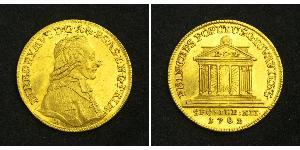 1 Ducat Salzbourg (1328 - 1803) Or Hieronymus von Colloredo-Mannsfeld (1732 - 1812)