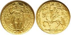 1 Ducat Tchécoslovaquie  (1918-1992) Or 