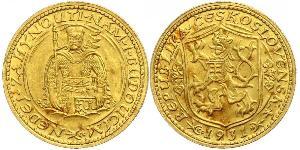 1 Ducat Tchécoslovaquie  (1918-1992) Or 