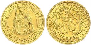 1 Ducat Tchécoslovaquie  (1918-1992) Or 