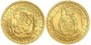 1 Ducat Tchécoslovaquie  (1918-1992) Or 