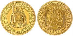 1 Ducat Tchécoslovaquie  (1918-1992) Or 