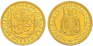 1 Ducat Tchécoslovaquie  (1918-1992) Or 