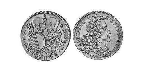 1 Ducat Augsburgo (1276 - 1803) Oro Alejandro Segismundo del Palatinado-Neoburgo (1663–1737)