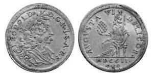1 Ducat Augusta (Germania) (1276 - 1803) Oro Leopoldo I d