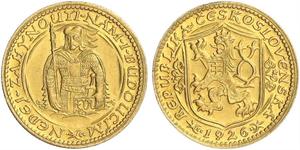 1 Ducat Checoslovaquia  (1918-1992) Oro 