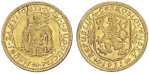 1 Ducat Checoslovaquia  (1918-1992) Oro 