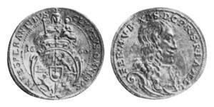 1 Ducat Electorate of Bavaria (1623 - 1806) Oro Fernando María, Elector de Baviera(1636 – 1679)