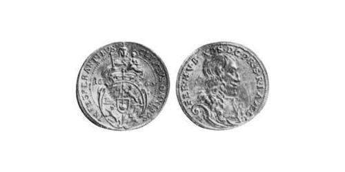 1 Ducat Electorate of Bavaria (1623 - 1806) Oro Fernando María, Elector de Baviera(1636 – 1679)