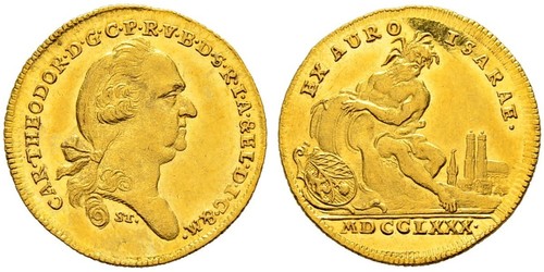1 Ducat Electorate of Bavaria (1623 - 1806) Oro 