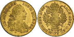1 Ducat Habsburg Empire (1526-1804) Oro Joseph II, Holy Roman Emperor  (1741 - 1790)