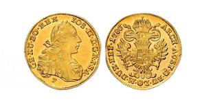 1 Ducat Habsburg Empire (1526-1804) Oro Joseph II, Holy Roman Emperor  (1741 - 1790)