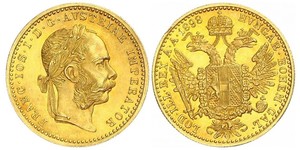 1 Ducat Habsburg Empire (1526-1804) Oro Franz Joseph I (1830 - 1916)