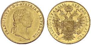 1 Ducat Habsburg Empire (1526-1804) Oro Francis II, Holy Roman Emperor (1768 - 1835)