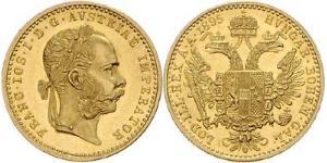 1 Ducat Habsburg Empire (1526-1804) Oro Franz Joseph I (1830 - 1916)
