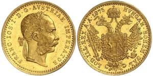 1 Ducat Habsburg Empire (1526-1804) Oro Franz Joseph I (1830 - 1916)