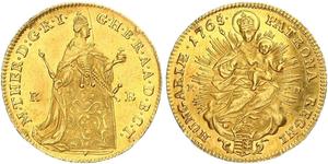 1 Ducat Hungría Oro Maria Theresa of Austria (1717 - 1780)