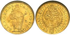 1 Ducat Hungría (1989 - ) Oro Carlos VI, Emperador del Sacro Imperio Romano (1685-1740)