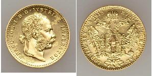 1 Ducat Imperio austrohúngaro (1867-1918) Oro Franz Joseph I (1830 - 1916)