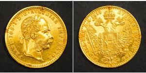 1 Ducat Imperio austrohúngaro (1867-1918) Oro Franz Joseph I (1830 - 1916)