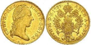 1 Ducat Imperio austríaco (1804-1867) Oro Joseph II, Holy Roman Emperor  (1741 - 1790)