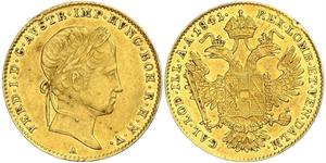 1 Ducat Impero austriaco (1804-1867) Oro Ferdinand I of Austria (1793 - 1875)