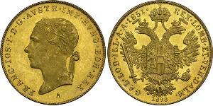 1 Ducat Impero austriaco (1804-1867) Oro Franz Joseph I (1830 - 1916)