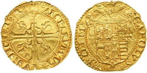 1 Ducat Italia Oro Carlo V del Sacro Romano Impero (1500-1558)