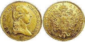1 Ducat Monarchia asburgica (1526-1804) Oro Joseph II, Holy Roman Emperor  (1741 - 1790)